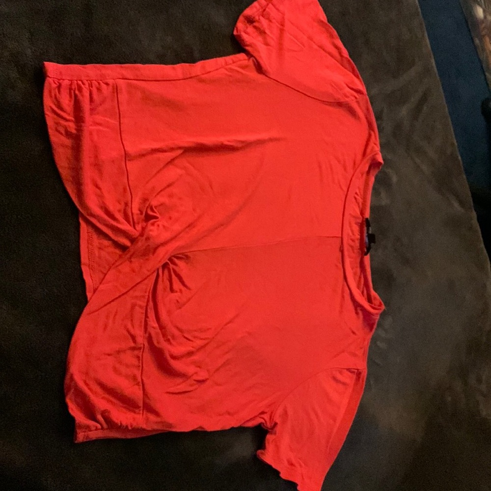 Red crop top! Large, Stretchy